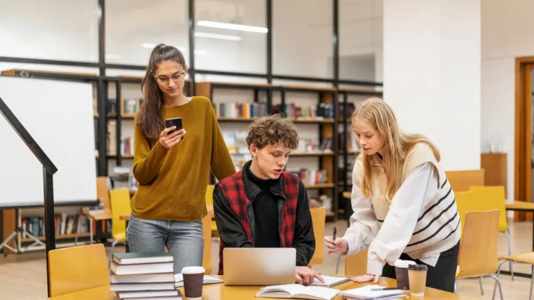 students-working-study-group